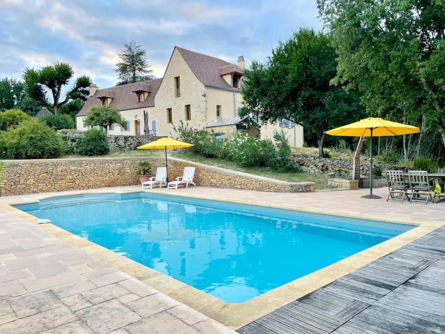 Charming 19Th Century Farmhouse With Pool Vitrac  Exteriér fotografie
