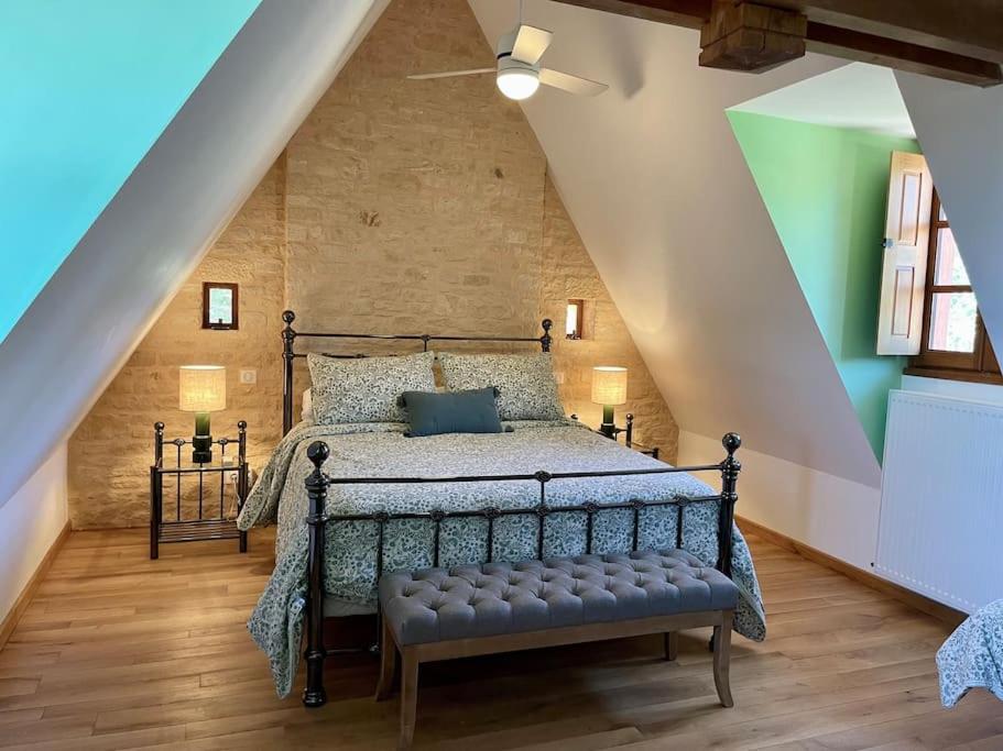 Charming 19Th Century Farmhouse With Pool Vitrac  Exteriér fotografie